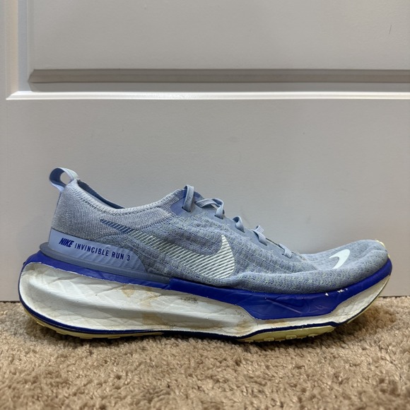 Nike Invincible Run 3 Shoes Mens Size 11 Blue Road Running Sneakers DR2615-405